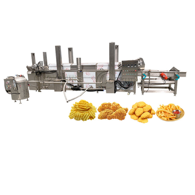 8L Small Continuous Conveyor Potato Chips Fryer Machine For Vegetables