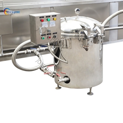 8L Small Continuous Conveyor Potato Chips Fryer Machine For Vegetables