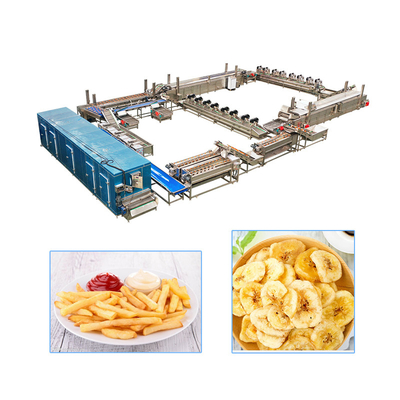Automatic Potato Chips Production Line for High Productivity in Meat Processing Plants