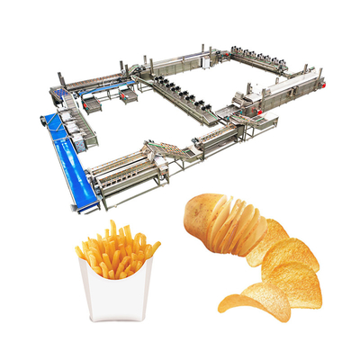 Automatic Potato Chips Production Line for High Productivity in Meat Processing Plants