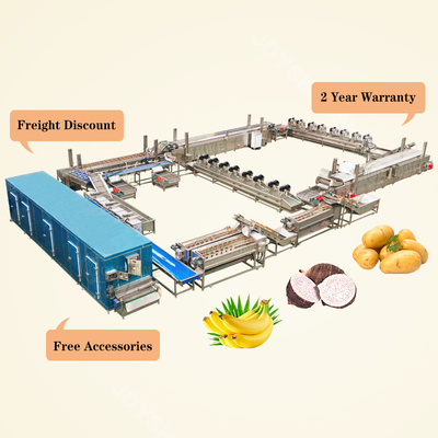 1 KG Potato Chips Production Line with Semi-automatic Control and Stable Performance