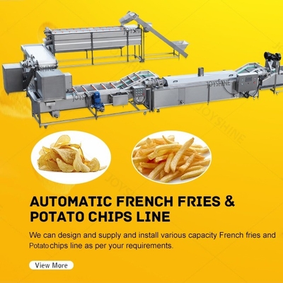 380V Food Processing Equipment Automatic Potato Processing Line Cassava Chips Making Machine