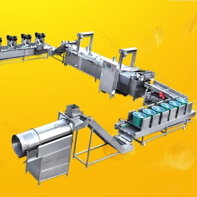 380V Food Processing Equipment Automatic Potato Processing Line Cassava Chips Making Machine