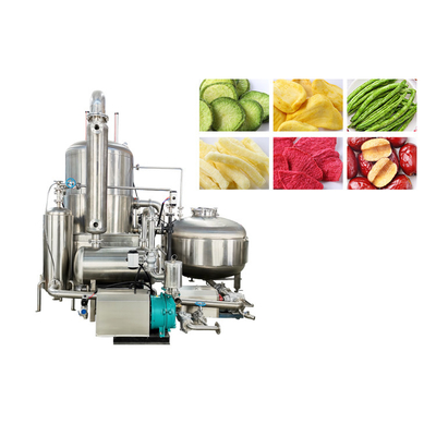 Electric Small Potato Chips Continuous Vacuum Frying Machine For Vegetable Fruit Carrot Chips