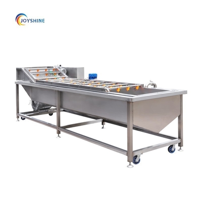 9.4kw 220v 380v Potato Vegetable Coriander Bubble Washer Machine 2000kg/H