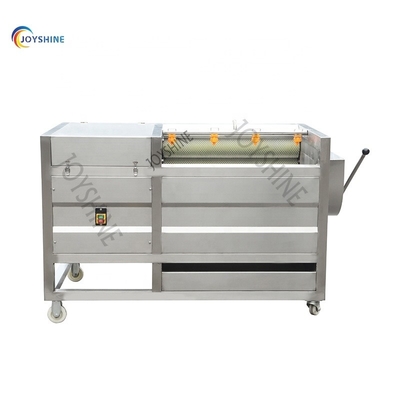 Silver Carrot Peeling And Washing Automatic Electric Potato Peeler Machine