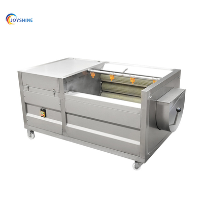 Silver Carrot Peeling And Washing Automatic Electric Potato Peeler Machine