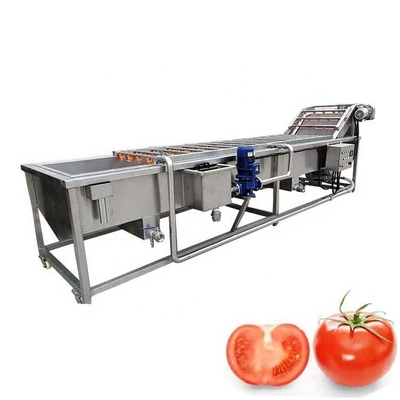 9.4kw Lavadora de Frutas y Verduras con Burbujas de Aire Limpieza de Brócoli y Berenjena