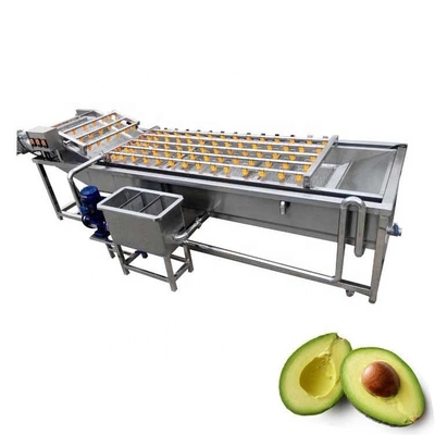 9.4kw Lavadora de Frutas y Verduras con Burbujas de Aire Limpieza de Brócoli y Berenjena