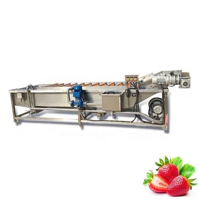 9.4kw Lavadora de Frutas y Verduras con Burbujas de Aire Limpieza de Brócoli y Berenjena
