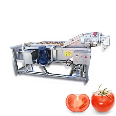 9.4kw Lavadora de Frutas y Verduras con Burbujas de Aire Limpieza de Brócoli y Berenjena