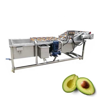 9.4kw Lavadora de Frutas y Verduras con Burbujas de Aire Limpieza de Brócoli y Berenjena