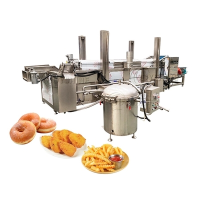 Continuous Conveyor Belt Dough Falafel Frying Machine for Food Beverage Shops in 2022