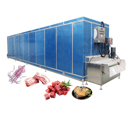 Customizable IQF Tunnel Freezer For Frozen Fries Production  1000kg/H