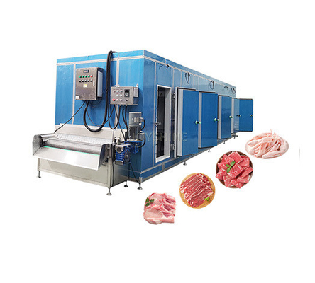 Customizable IQF Tunnel Freezer For Frozen Fries Production  1000kg/H