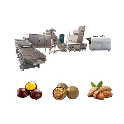 380V Sand Nut Snack Single Double Rotary Roller Seasoning Flavoring Production Line