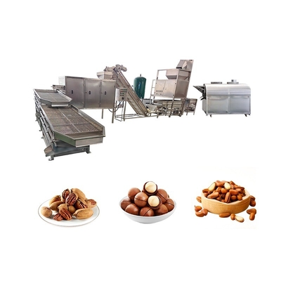 380V Sand Nut Snack Single Double Rotary Roller Seasoning Flavoring Production Line