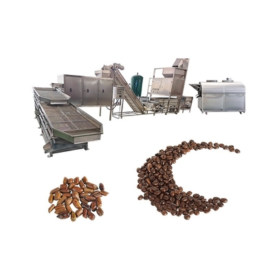 380V Sand Nut Snack Single Double Rotary Roller Seasoning Flavoring Production Line