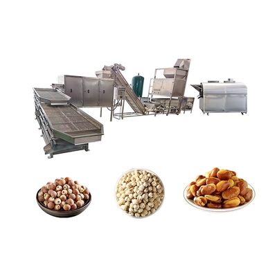 380V Sand Nut Snack Single Double Rotary Roller Seasoning Flavoring Production Line
