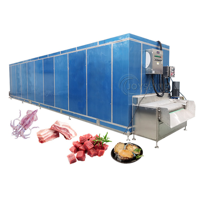 Tunnel IQF Fast Freezing Cryogenic Blast Freezer Machine With Freezing Time