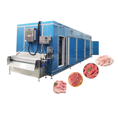 Tunnel IQF Fast Freezing Cryogenic Blast Freezer Machine With Freezing Time