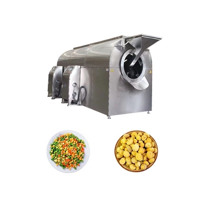 Commercial 200KG Drum Rotary Nut Roasting Machine For Peanut Roaster Machinery
