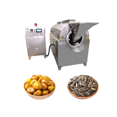 Commercial 200KG Drum Rotary Nut Roasting Machine For Peanut Roaster Machinery