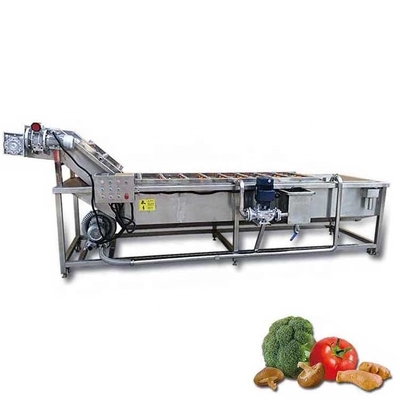 9.4kw Lavadora de Frutas y Verduras con Burbujas de Aire Limpieza de Brócoli y Berenjena